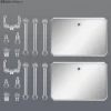 Action Base 6 (Clear Color) Mirror Sticker Set