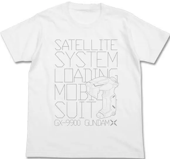 After War Gundam X Satellite System T-shirt White L