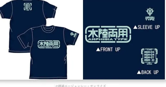 Amphibia Type T-Shirt Navy M