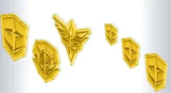 Builders Parts: MS Emblem Relief 01 (Gold)
