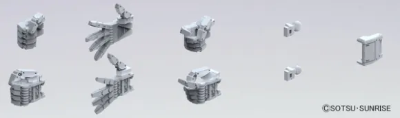 1/144 Builders Parts: MS Hand #04 (EFSF: L Size)