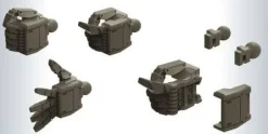 1/144 Builders Parts: MS Hand 01 (EFSF) Metallic Color