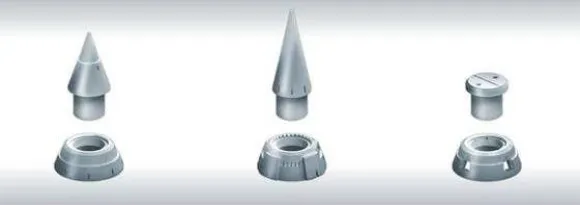 1/144 Builders Parts: MS Spike 01 (Iron Metallic)