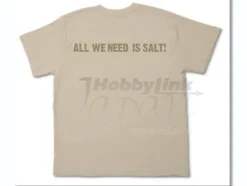Cafeteria of White Base T-Shirt Light Beige XL