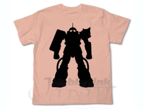 Char Zaku Silhouette T-Shirt Apricot M