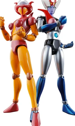 Chogokin Damashii GX-08R Aphrodai A vs GX-09R Minerva X