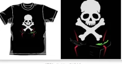 Cross Bone Face T-Shirt Black S