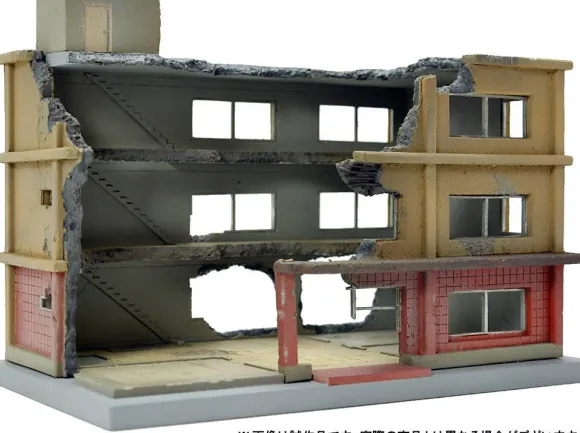 1/144 DCM03 Dio-Com Destroyed Building B