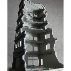 1/144 DCM02 Dio-Com Destroyed Building A