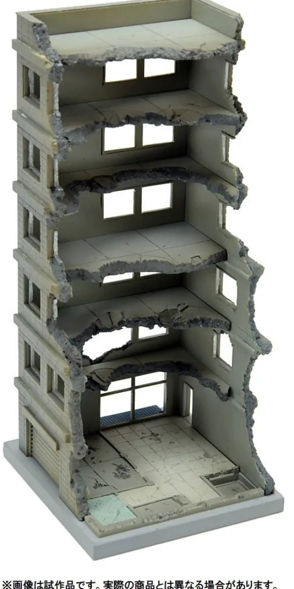1/144 DCM02 Dio-Com Destroyed Building A
