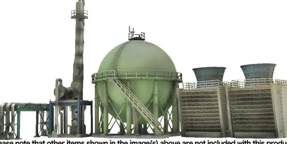 1/144 DCM08 Dio-Com War Combinate A (Gas Holder) - Prepainted