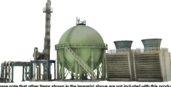1/144 DCM09 Dio-Com War Combinate B (Distillation Tower) - Prepainted