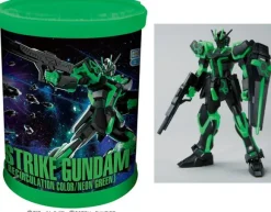 ENTRY GRADE Strike Gundam - Round Box Gunpla (Recirculation Color, Neon Green) (Reissue)