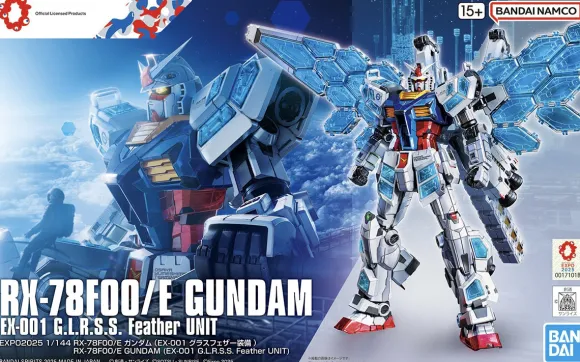 1/144 EXPO2025 RX-78F00/E Gundam (EX-001 Glass Feather)