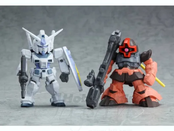 FW Gundam Converge Complete Book (with G3 Gundam & Char Rick Dom)