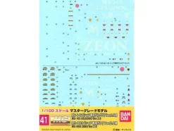 1/100 GD-41 MG Char's Zaku II/Gelgoog Ver. 2.0 Decals