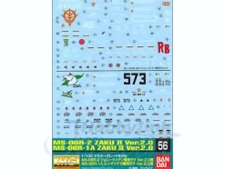 1/100 GD-56 MG MS-06R & MS-06R-1A Zaku Ver.2.0 Decal