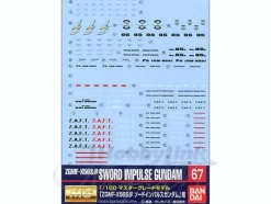 1/100 GD-67 MG Sword Impulse Gundam Decals