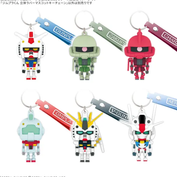 GMpla-Kun 3D Rubber Mascot Keychain