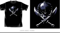 Gouf Head T-Shirt Black XL