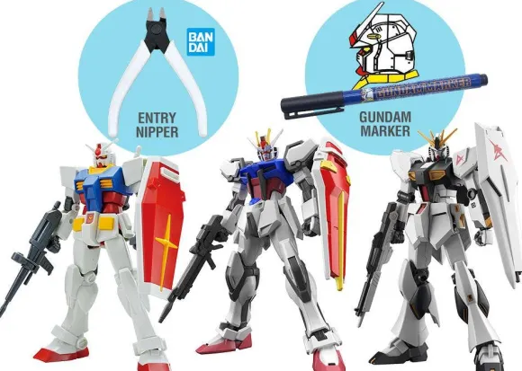1/144 Gundam Entry Grade Boxless Bundle+ A (Cheap to Ship!)
