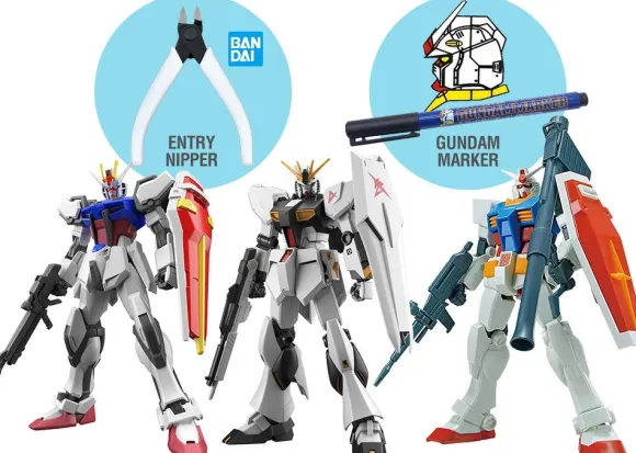 1/144 Gundam Entry Grade Boxless Bundle Set B (Cheap to Ship!)