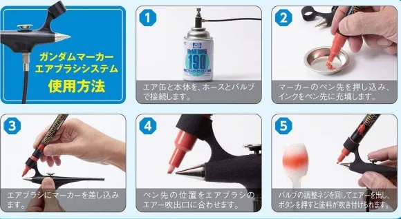 Gundam Marker Airbrush System (No Gas Can)