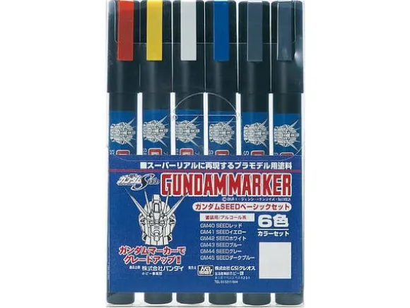 Gundam Marker Seed Basic Set (6pcs)