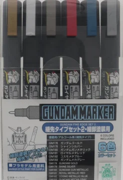 Gundam Marker Ultra Fine Set 2 (6pcs)