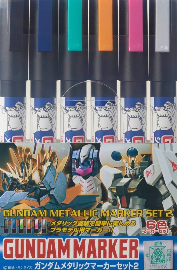 Gundam Metallic Marker Set 2