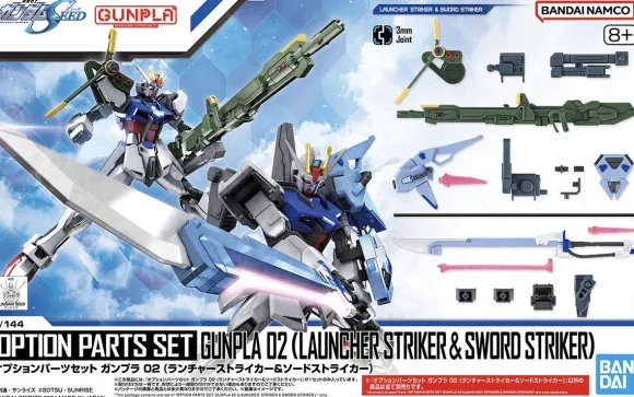 Gundam Option Parts Set Gunpla 02 (Launcher Striker & Sword Striker)