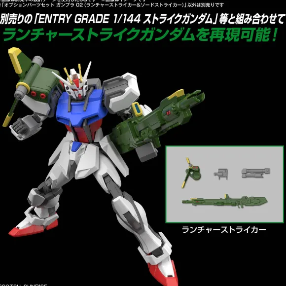Gundam Option Parts Set Gunpla 02 (Launcher Striker & Sword Striker)