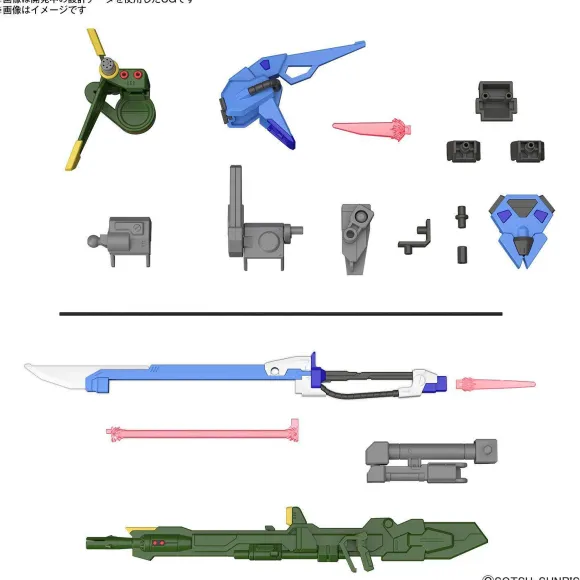 Gundam Option Parts Set Gunpla 02 (Launcher Striker & Sword Striker)