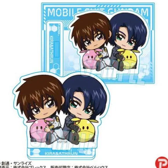 Gundam Seed Freedom: Gyugyutto Mini Stand / Kira & Athrun