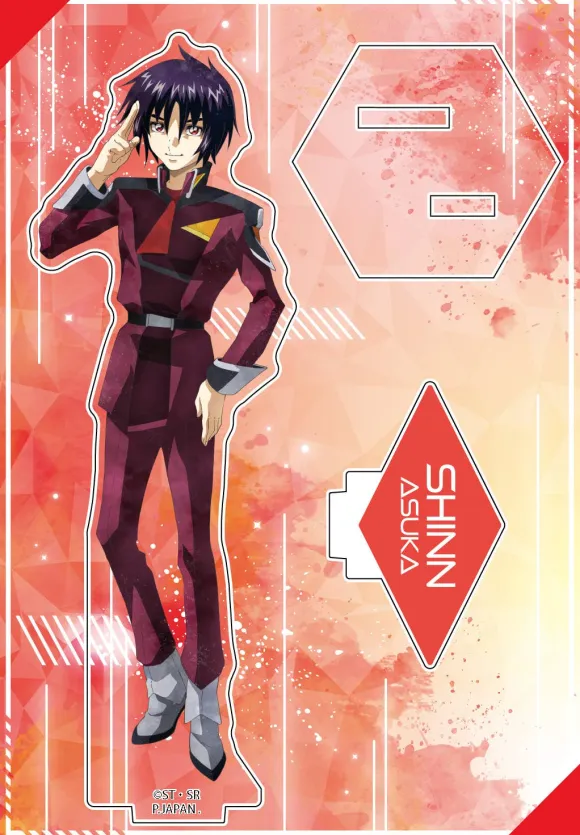 Gundam Seed Freedom: Wet Color Series Acrylic Stand Shinn Asuka