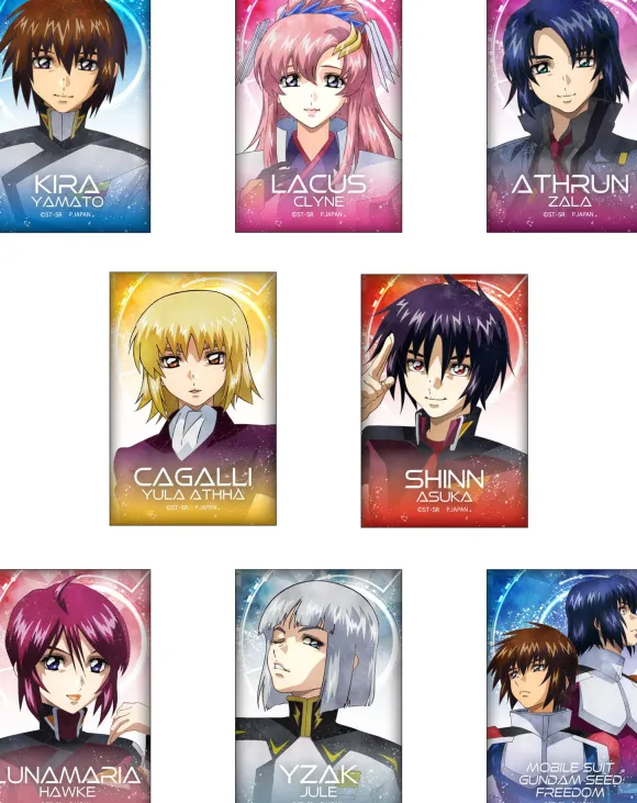 Gundam Seed Freedom: Wet Color Series Can Magnet: 1Box (8pcs)