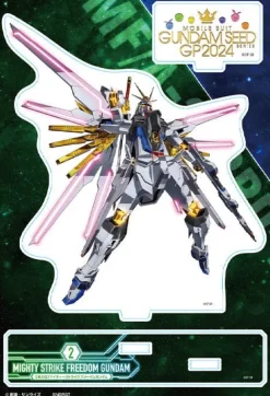 Gundam SEED GP 2024: Acrylic Stand SEED GP Mighty Strike Freedom Gundam