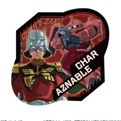 Gundam Stationery 13: Mobile Suit Gundam Sticker Char Aznable