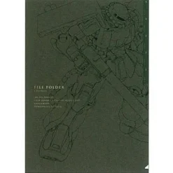 Gundam Stationery VI Clear Folder 5-Pocket MS-06F (Zaku II)
