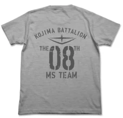 Gundam The 08th MS Team T-Shirt Heather Gray S