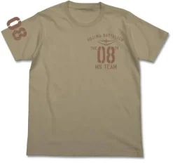 Gundam The 08th MS Team T-Shirt Sand Khaki S