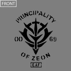 Gundam: The Zeon Army Heavy Weight T-shirt MIX GRAY XL