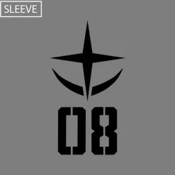 Gundam - 08th MS Team Heavy Weight T-shirt MIX GRAY XL