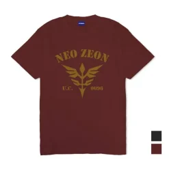 Gundam UC: Neo Zeon Heavy Weight T-shirt BURGUNDY L