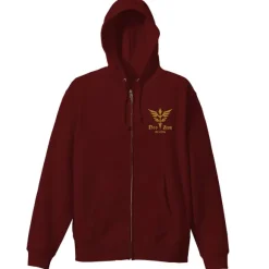 Gundam UC: Neo Zeon Zip Hoodie BURGUNDY S