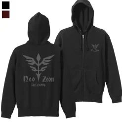 Gundam UC: Neo Zeon Zip Hoodie BLACK XL
