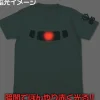 Gundam Zaku Mono-Eye Luminous T-Shirt Sage Blue S