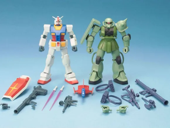 1/144 HGUC Gunpla Starter Set: Gundam Vs. Zaku II