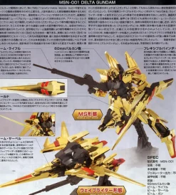 1/144 HGUC MSN-001 Delta Gundam