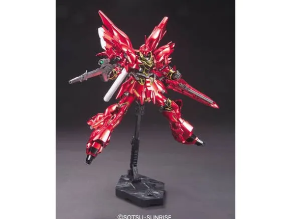 1/144 HGUC MSN-06S Sinanju Titanium Finish